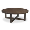 Joel Coffee Table Dark Brown, by Moe's Home, 42" width x 15" height x 42" depth thumbnail 2