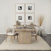 Grier 84L Light Brown Wood with Cane Dining Table thumbnail 1
