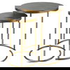Aragon Brass Nesting Tables Set/2 thumbnail 0