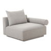 Rosello Right Arm Facing Chair Light Grey thumbnail 1
