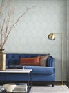 Ottoman Fans Blue & White Wallpaper thumbnail 1