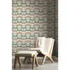 Tracery Blooms Cream Metallic Wallpaper thumbnail 2
