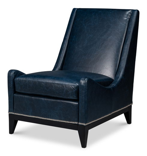 Brandy Accent Chair, Chateau Blue