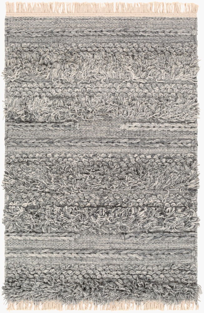 Lugano Handmade Rug, by Surya, 1'6" length x 1'6" width
