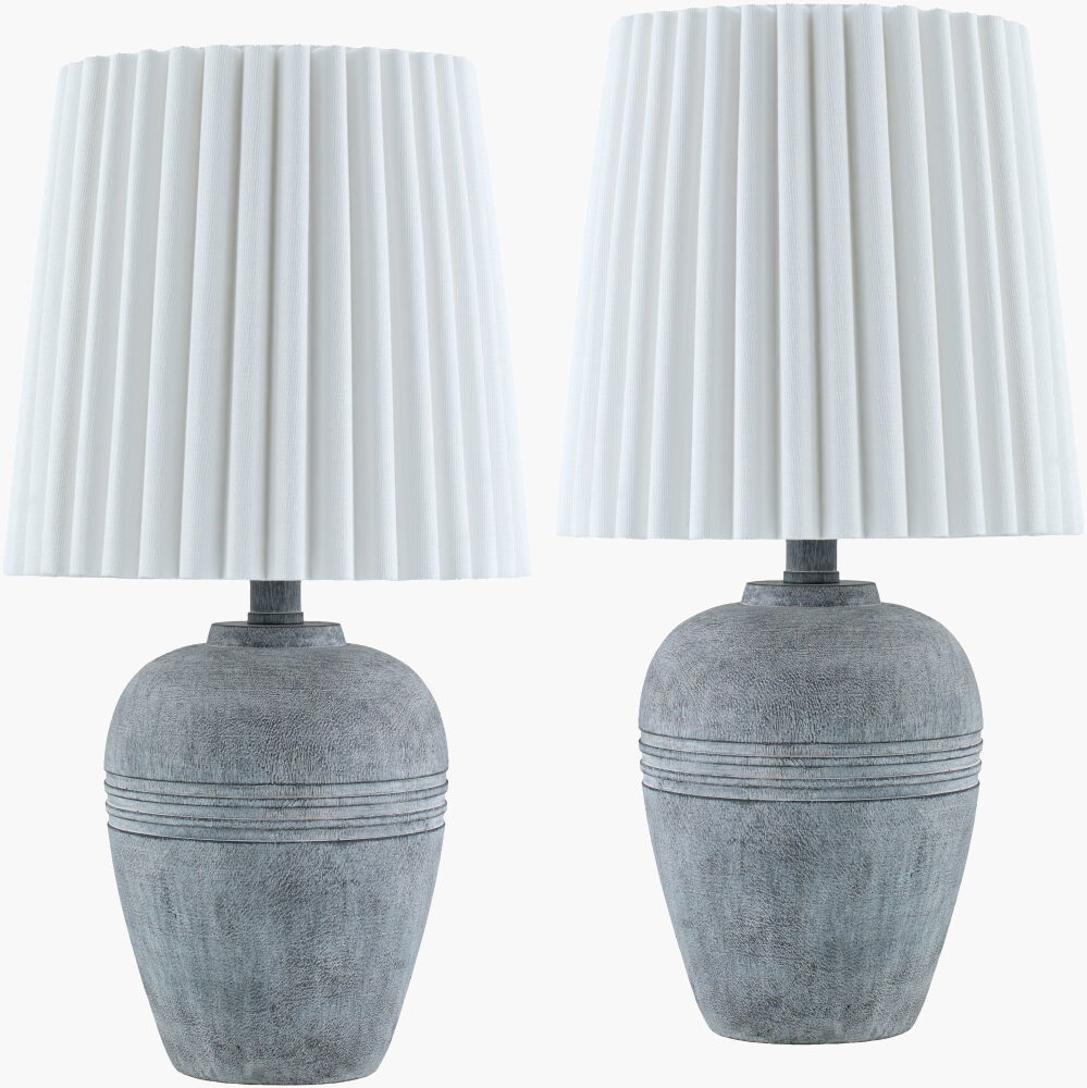 Kakisa Accent Table Lamp, by Surya, 9" width x 19" height