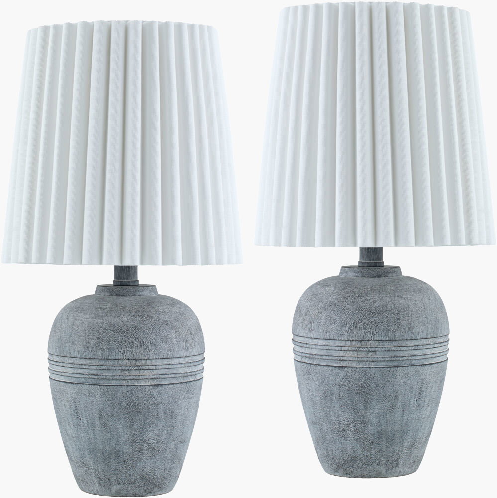 Kakisa Accent Table Lamp, by Surya, 9" width x 19" height