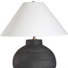 Tramore Rustic Charcoal Table Lamp, by Uttermost, 1'10" width x 2'1.5" height x 1'10" depth thumbnail 6