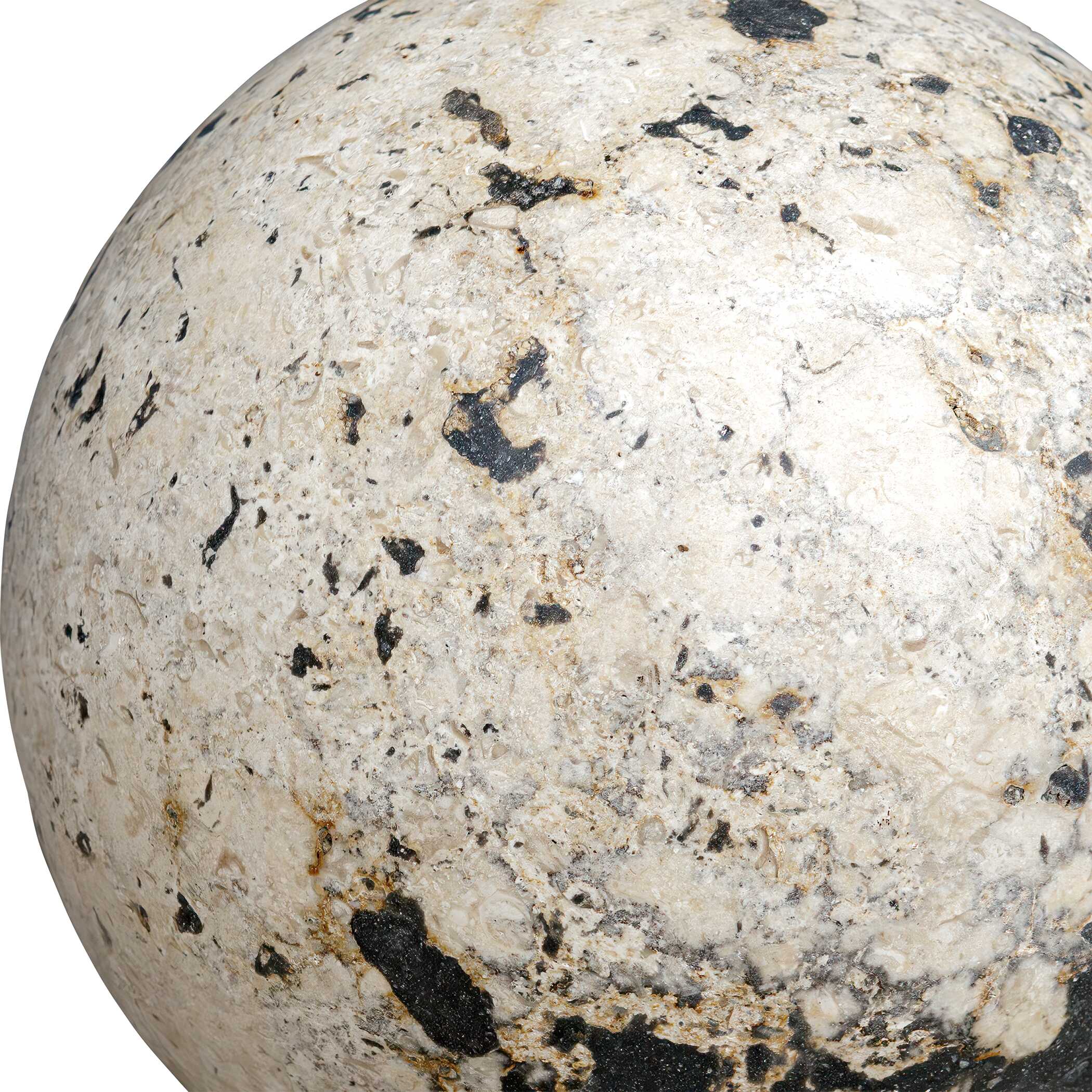 Nouveau Indoor-Outdoor Spheres Set/2, Decorative by Uttermost, 7.8" width x 7.5" height x 7.8" depth View 6