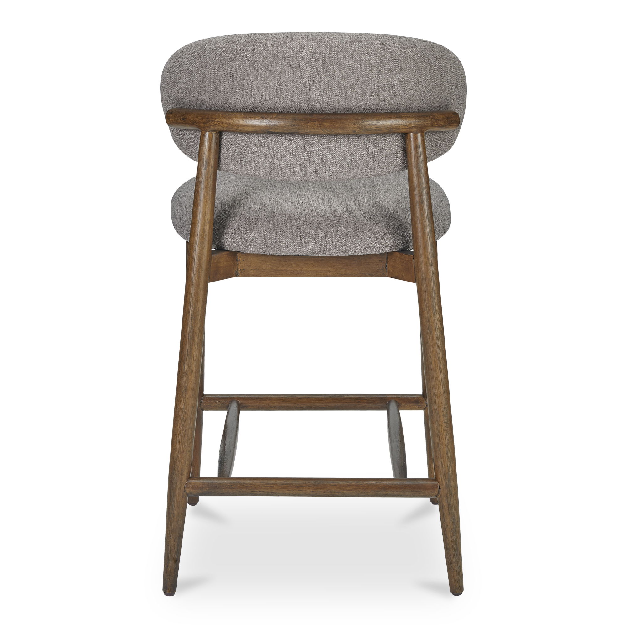 Ellie Counter Stool Light Brown, Counter & Bar Stool by Moe's Home, 19.5" width x 37" height x 22" depth View 4