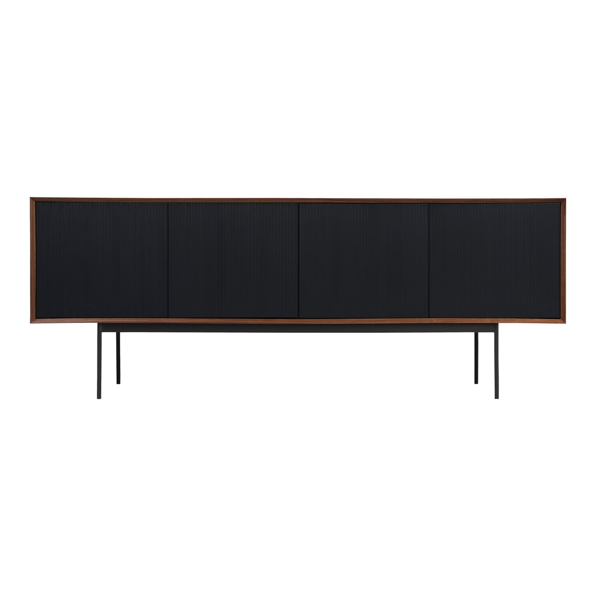 Araya Sideboard Brown, Cabinets & Sideboard by Moe's Home, 87" width x 33" height x 20" depth View 1