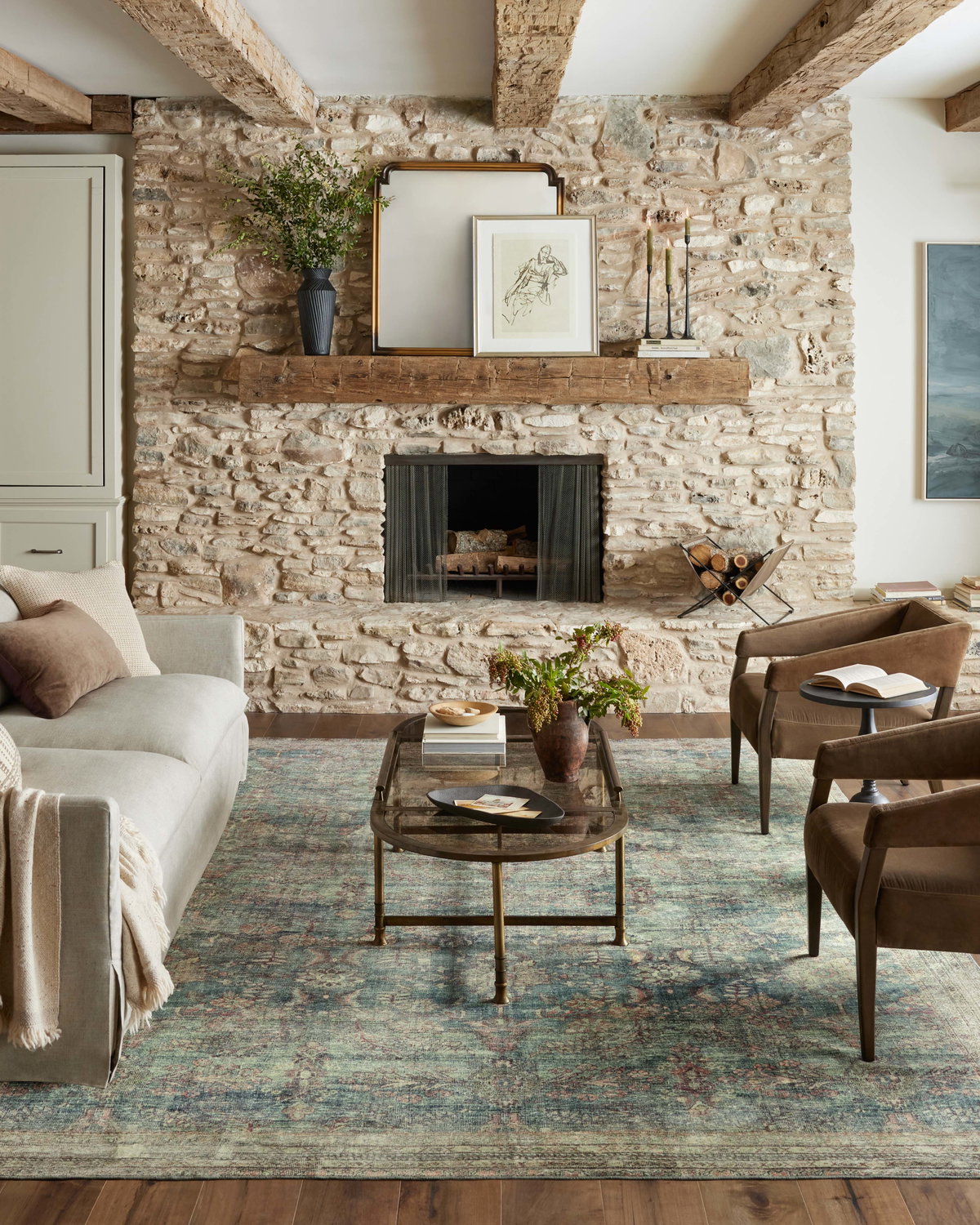 Magnolia Home by Joanna Gaines x Loloi Banks Rug, 2' length x 5' width View 2