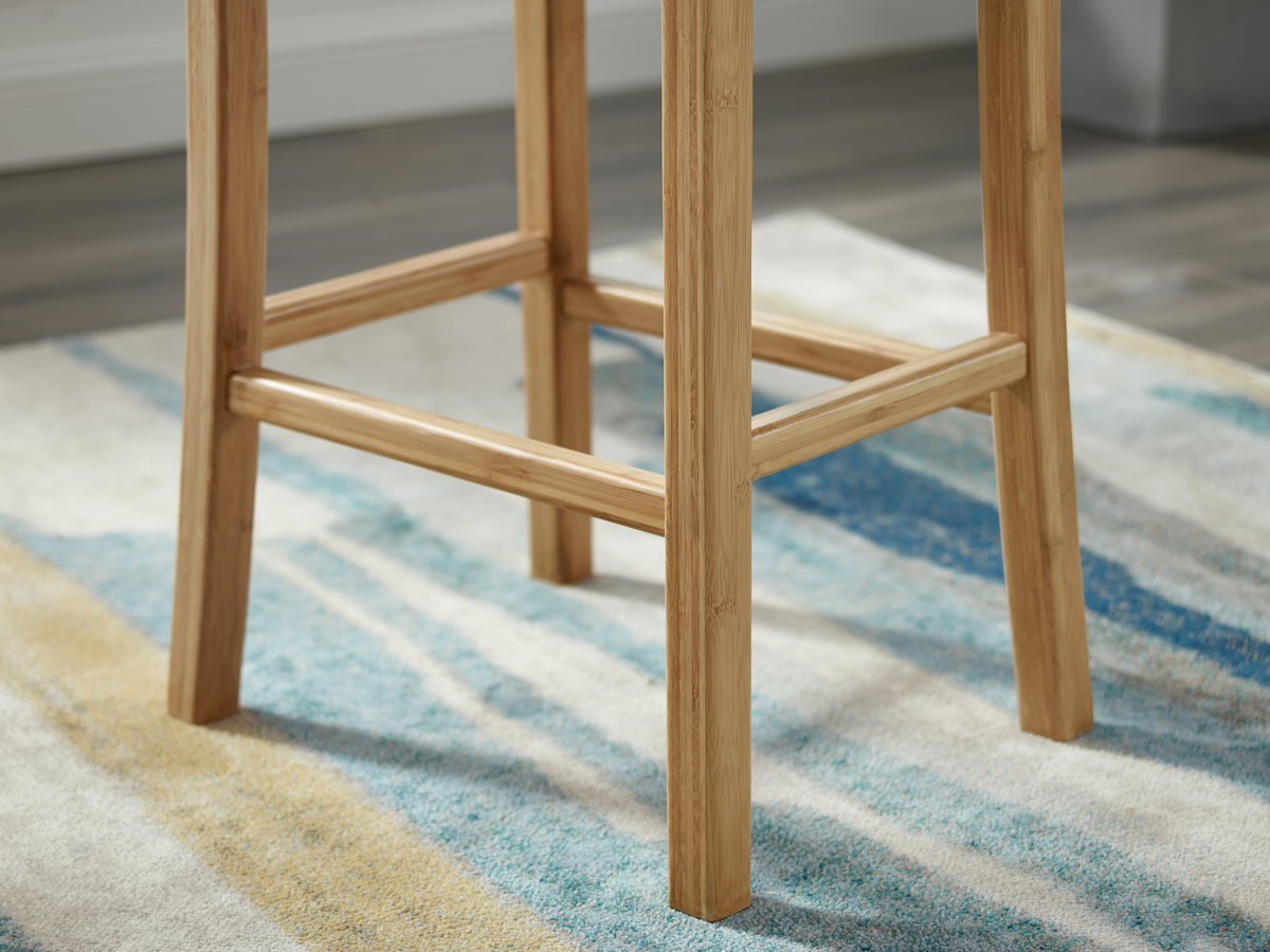 Tulip Counter Height Stool, Caramelized, (Set of 2), Counter & Bar Stool by Greenington, 18" length x 14" width x 26" height View 6