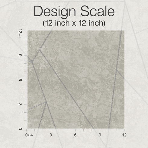 Nazca Light Grey & Silver Wallpaper