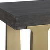 Voyage Brass And Wood Bench thumbnail 5