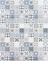 Vinilo Machine Woven Rug, by Surya, 8'2" length x 6'6" width thumbnail