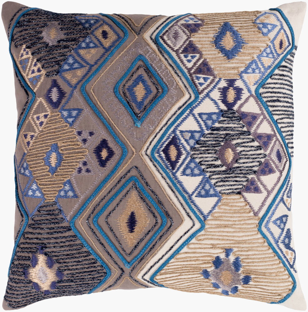 Splendid Accent Pillow, Decorative Pillow by Surya, 22" length x 22" width