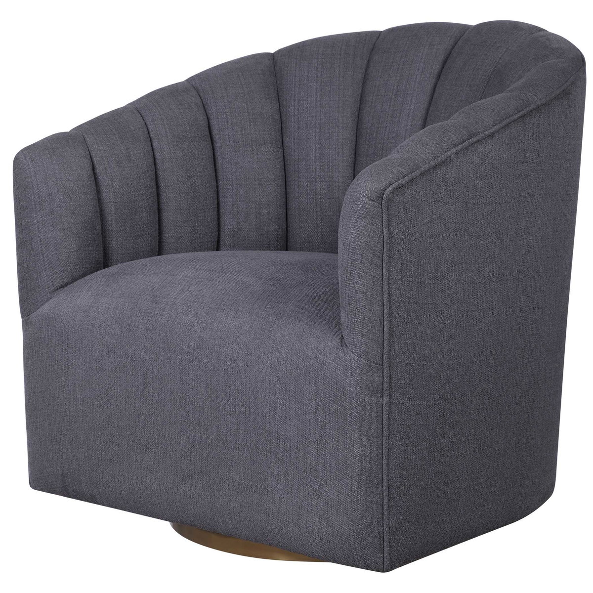 Cuthbert Modern Swivel Chair, Accent Chair by Uttermost, 31" width x 32.25" height x 32" depth View 5