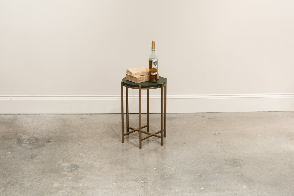 Hobart Side Table, by Sarreid, 1'4" length x 1'4" width x 1'9" height View 11