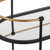 Andre Iron Bar Cart, Bar Carts & Cabinet by Uttermost, 32" width x 30.25" height x 13.5" depth thumbnail 8