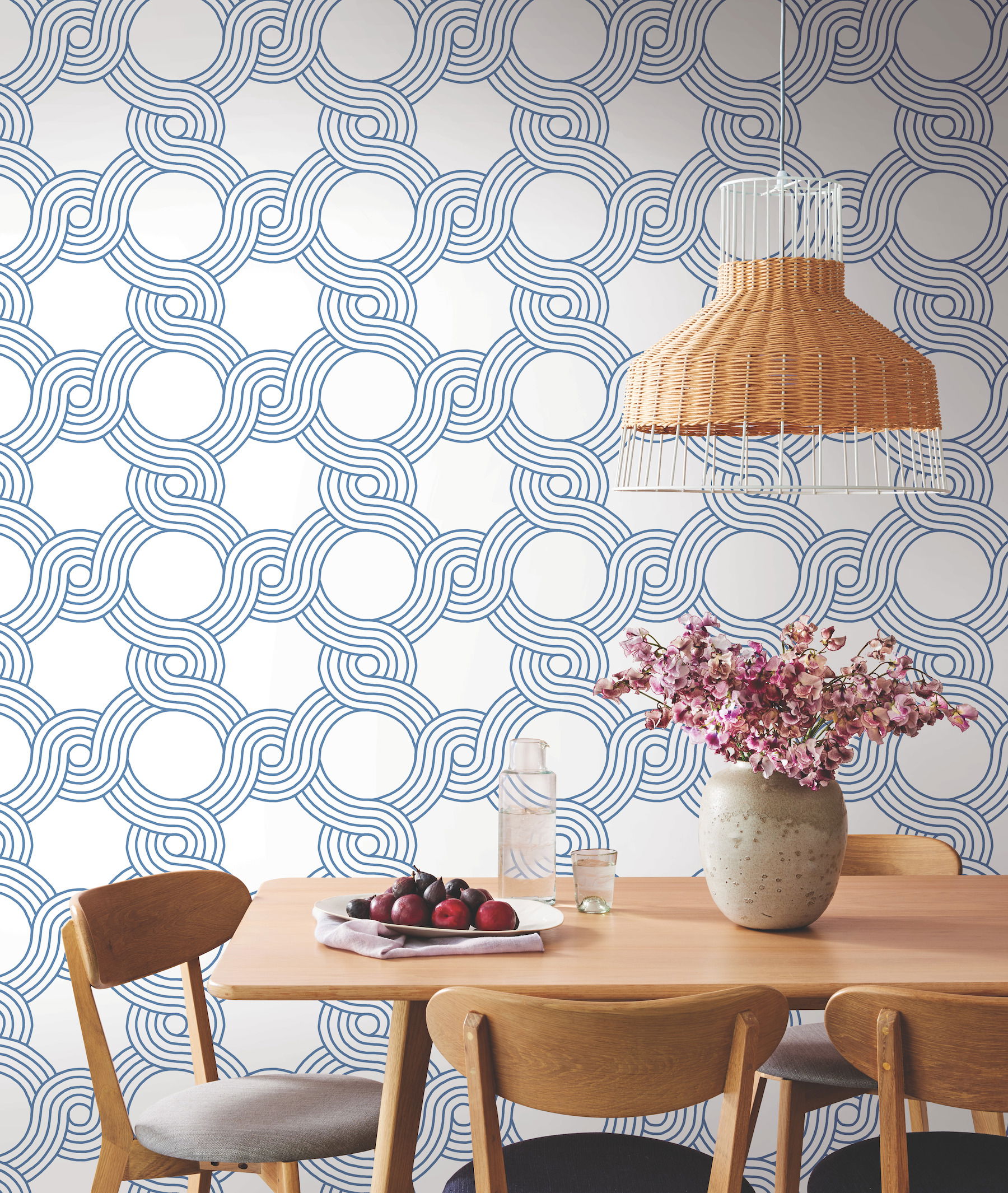 The Twist Blue Wallpaper large image 