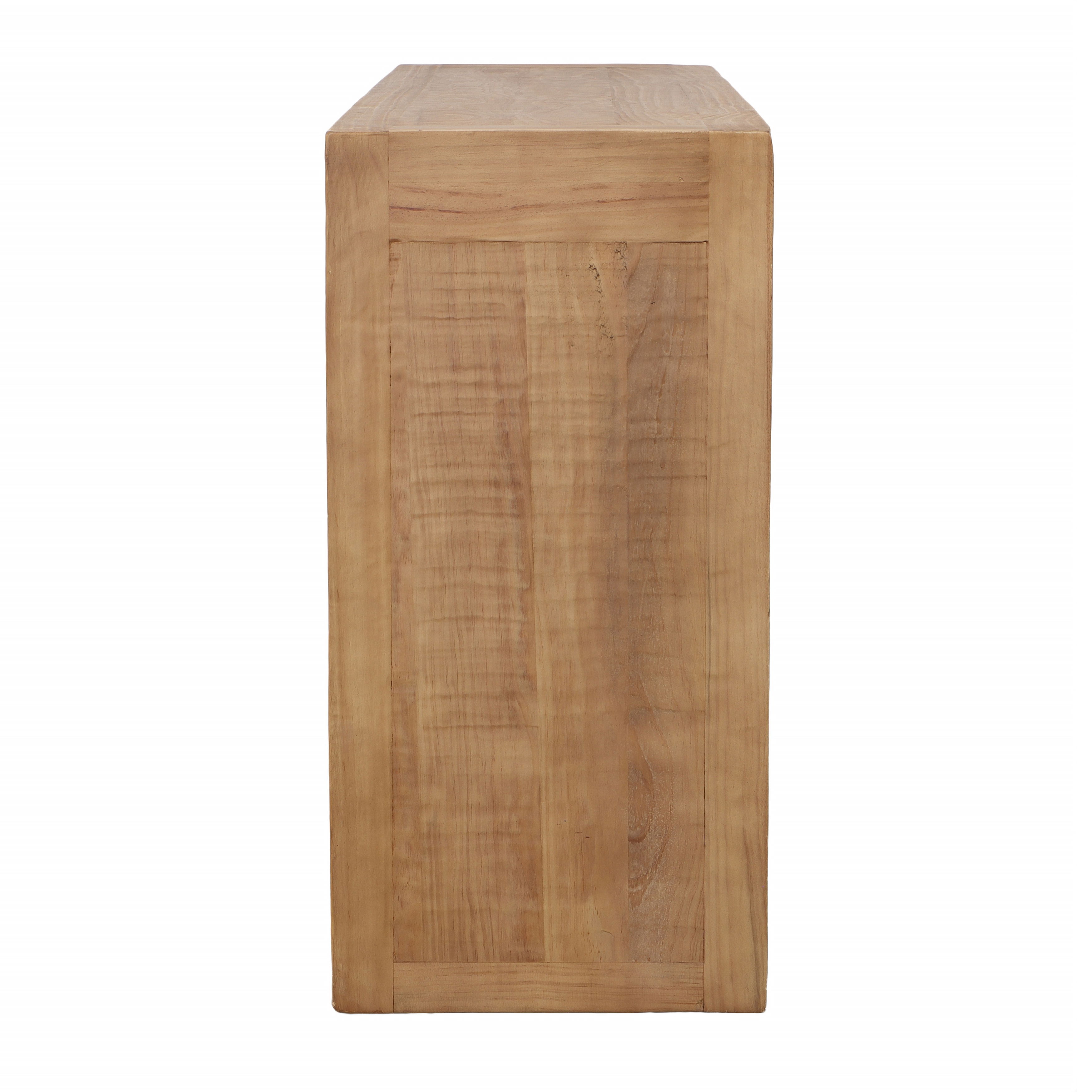 Sonya Console Table Natl, by Dovetail, 65" width x 32" height x 16" depth View 3