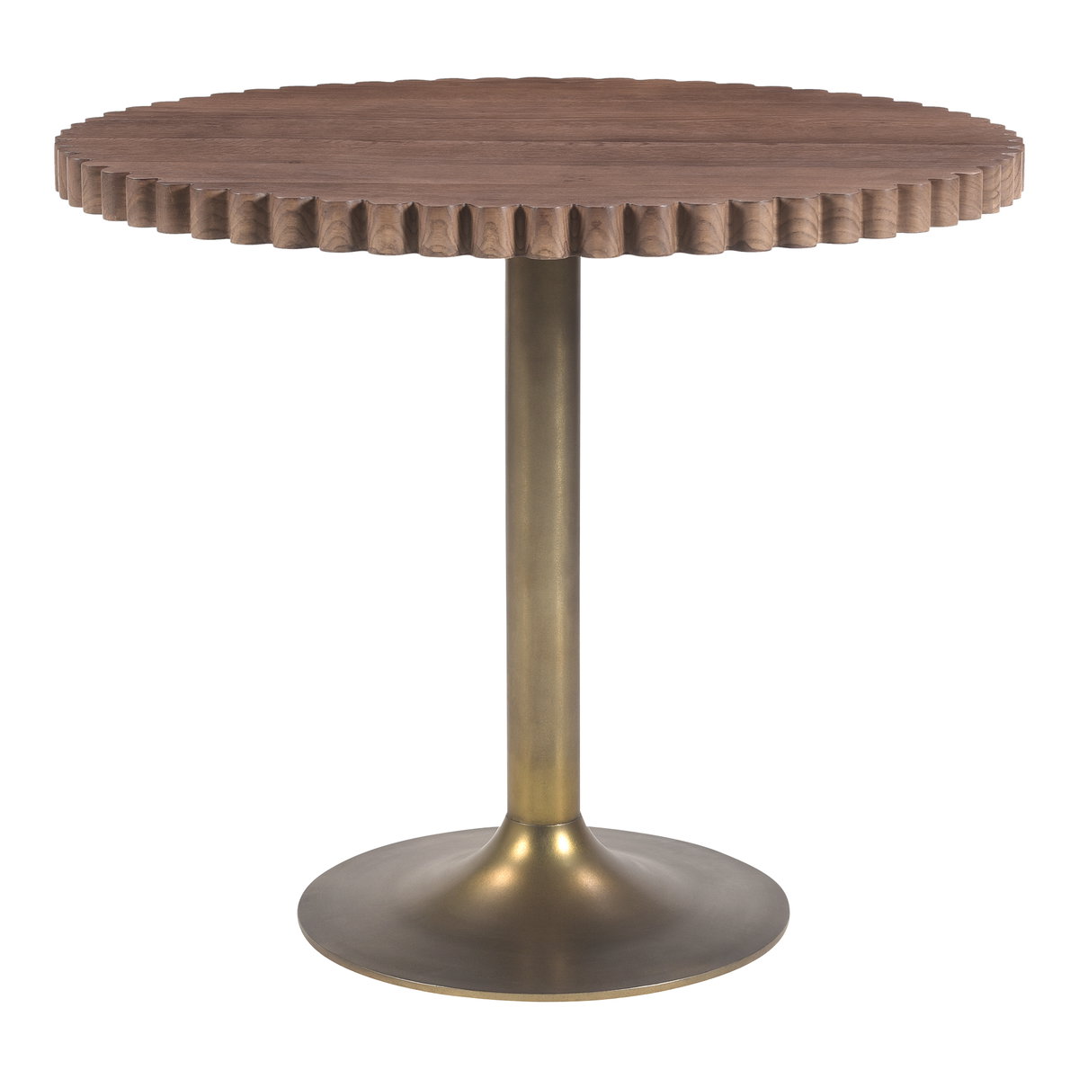 Nomi Cafe Table Brown, Coffee Table by Moe's Home, 36" width x 30" height x 36" depth View 1
