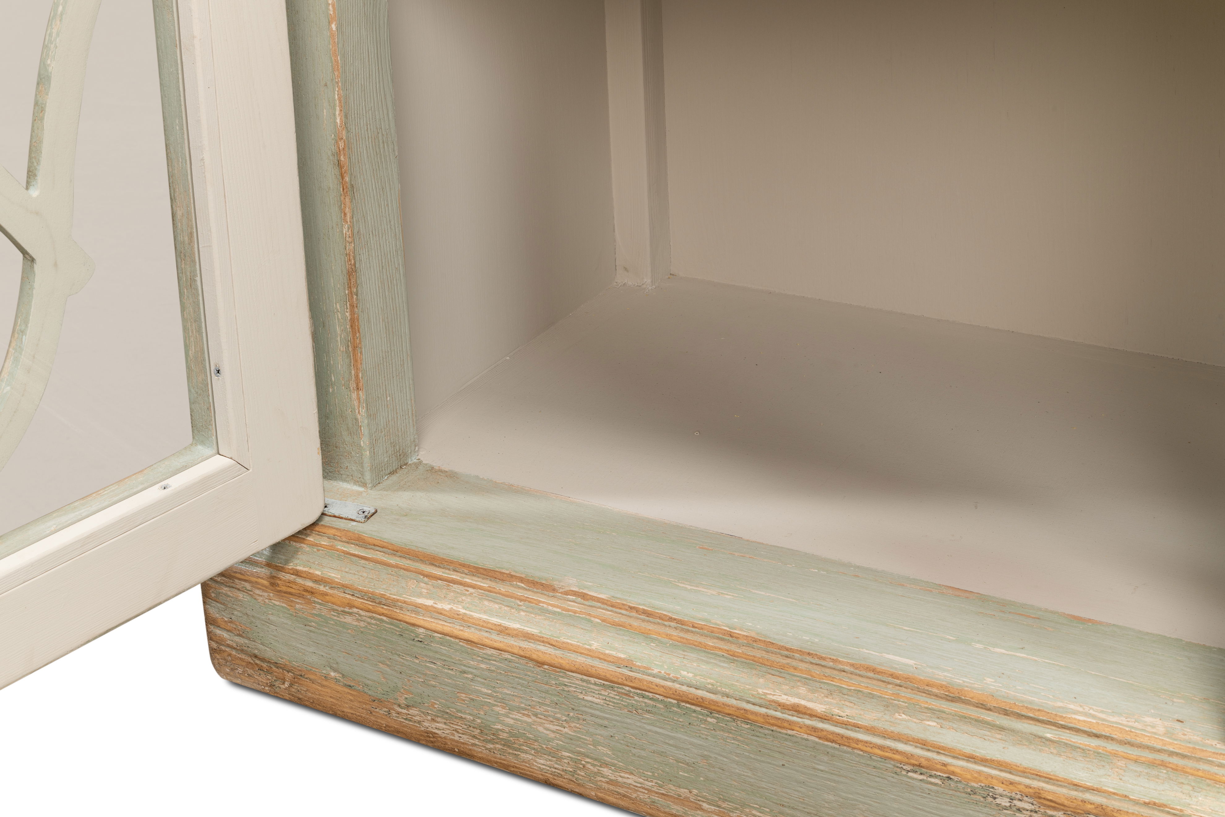 Sonya Sideboard, Sage, Cabinets & Sideboard by Sarreid, 87" length x 19" width x 35" height View 8