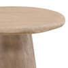 Marci Bistro Table Weathered Natural, Dining Table by Dovetail, 36" width x 30" height x 36" diameter x 36" depth thumbnail 4