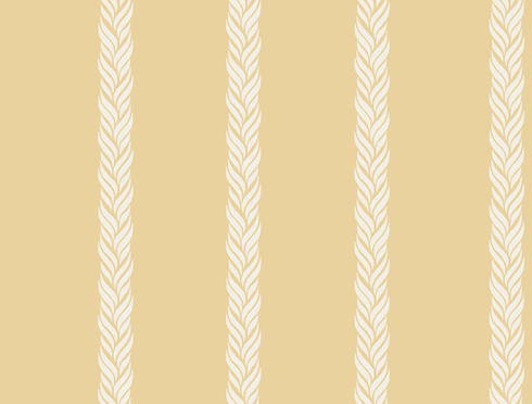 Braided Stripe Yellow Wallpaper