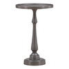 Luned Side Table Antique Nickel Small, Side & End Table by Dovetail, 13.5" width x 21" height x 13.5" depth thumbnail 1