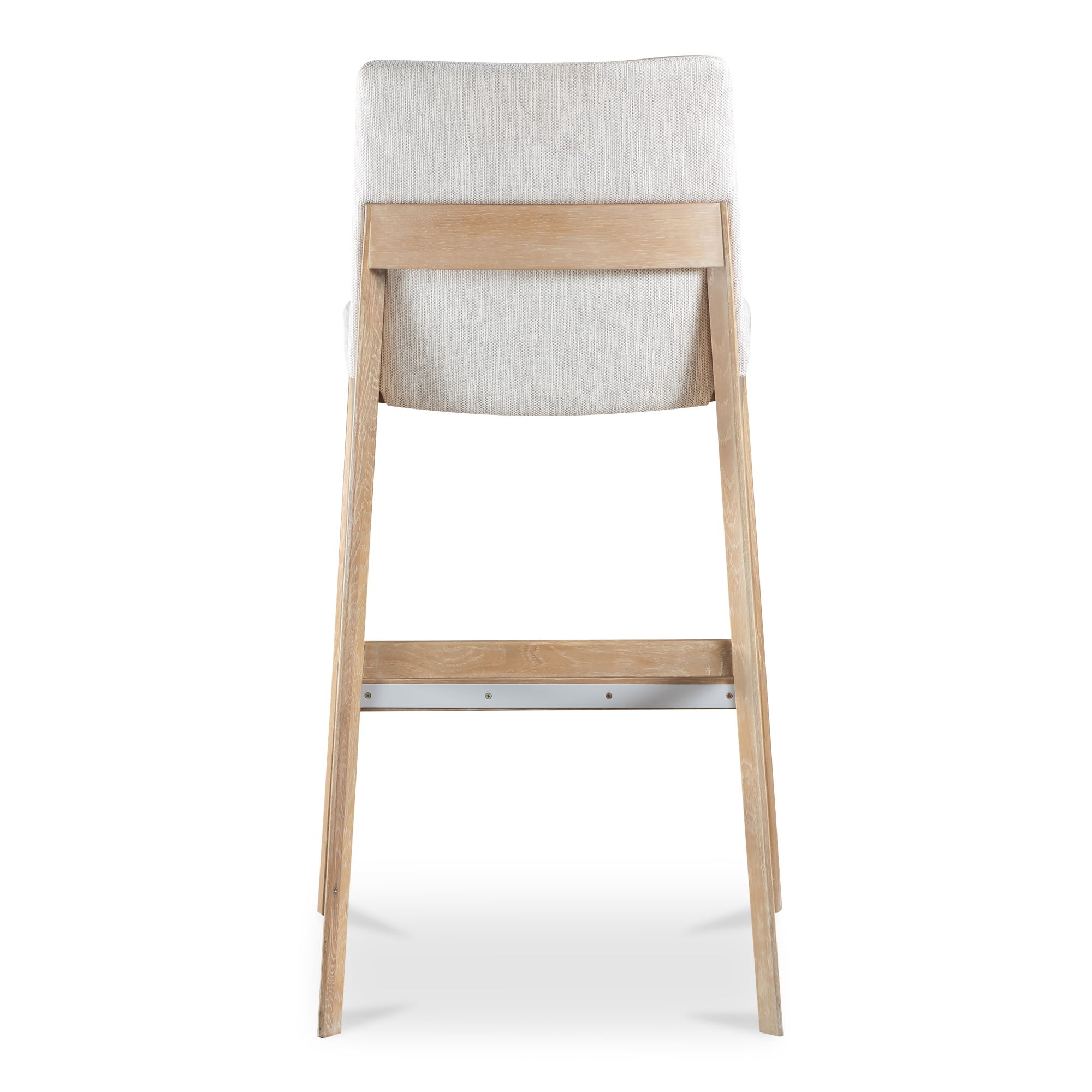 Deco Oak Barstool Light Grey large image 