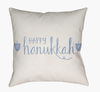 Happy Hannukah Accent Pillow, Decorative Pillow by Surya, 18" length x 18" width thumbnail