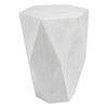 Volker White Side Table, Furniture by Uttermost, 18.5" width x 24" height x 17" depth thumbnail 5