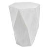 Volker White Side Table, Side & End Table by Uttermost, 18.5" width x 24" height x 17" depth thumbnail 5