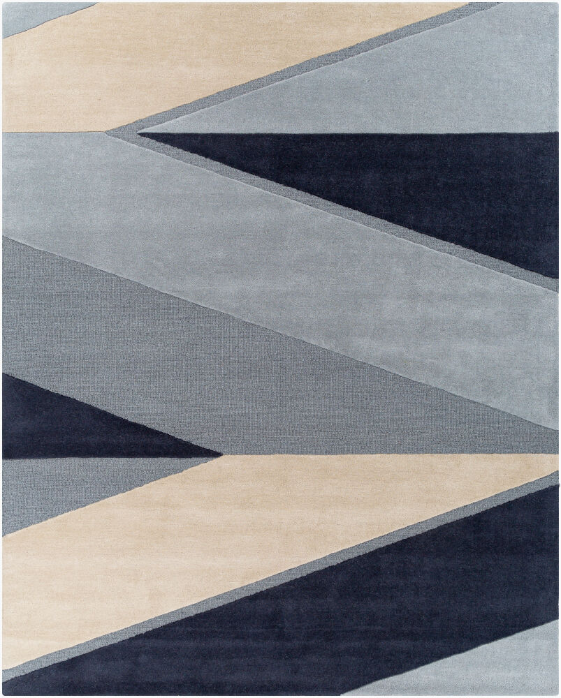 Kennedy Handmade Rug, by Surya, 1'6" length x 1'6" width