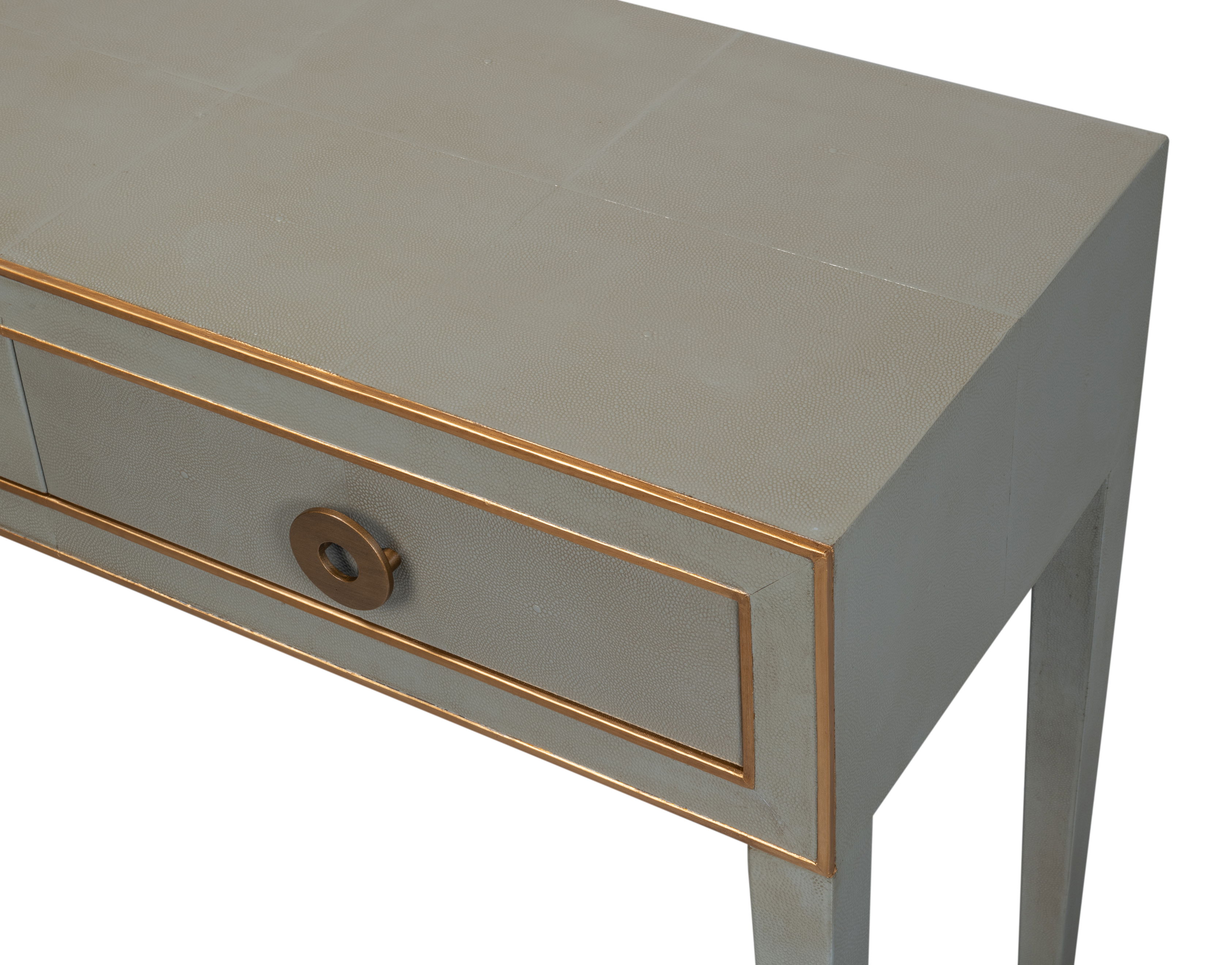 Gabriella Console, Storm Grey, Console Table by Sarreid, 64" length x 18" width x 33" height View 11