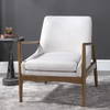 Bev White Accent Chair, by Uttermost, 27" width x 31.5" height x 31" depth thumbnail 6