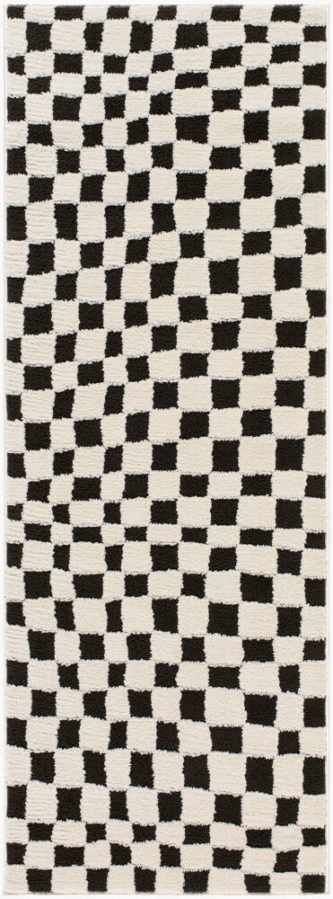 Freud Machine Woven Rug, by Surya, 7'2.61" length x 2'7.5" width