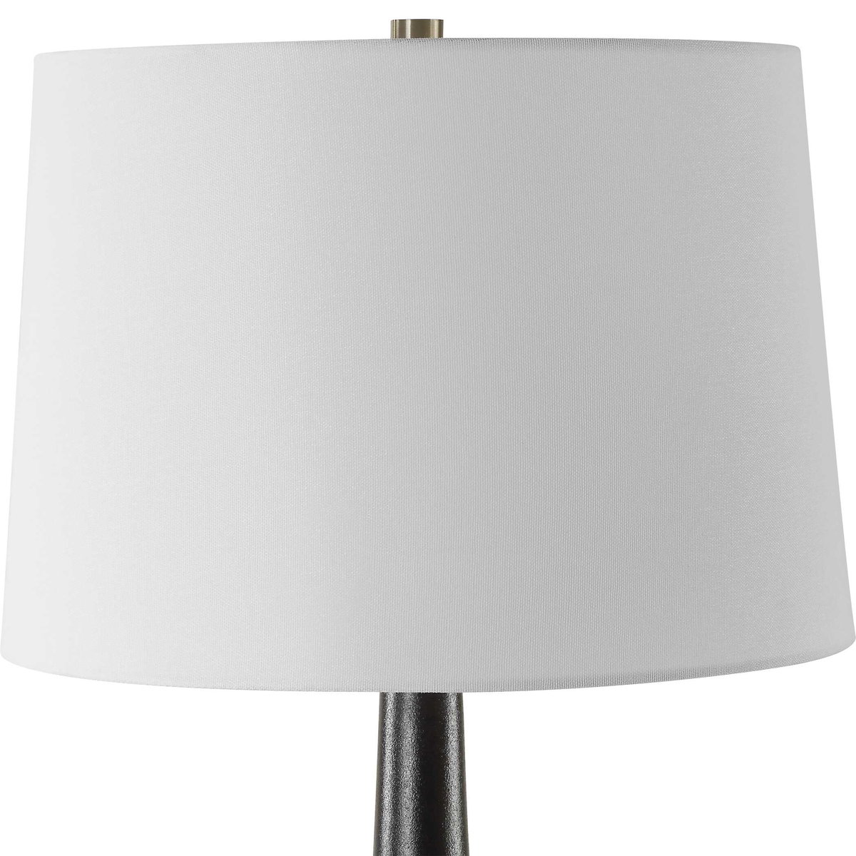 Foster Black Glaze Table Lamp, by Uttermost, 16" width x 26" height x 16" depth View 6