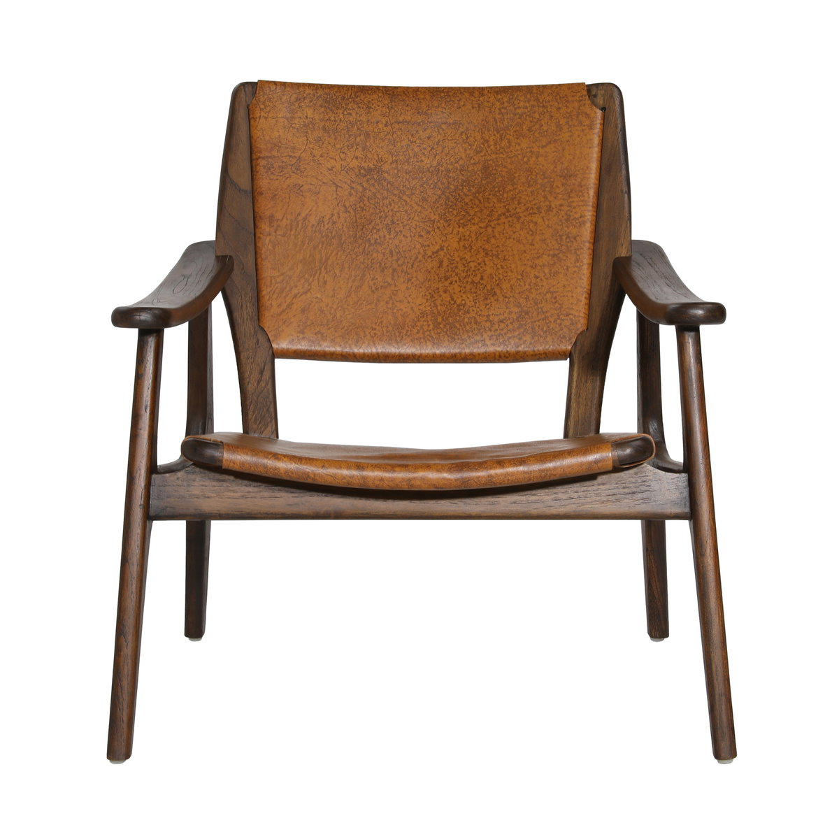 Dania Occasional Chair Brown, Accent Chair by Dovetail, 29.75" width x 31.89" height x 31" depth View 2
