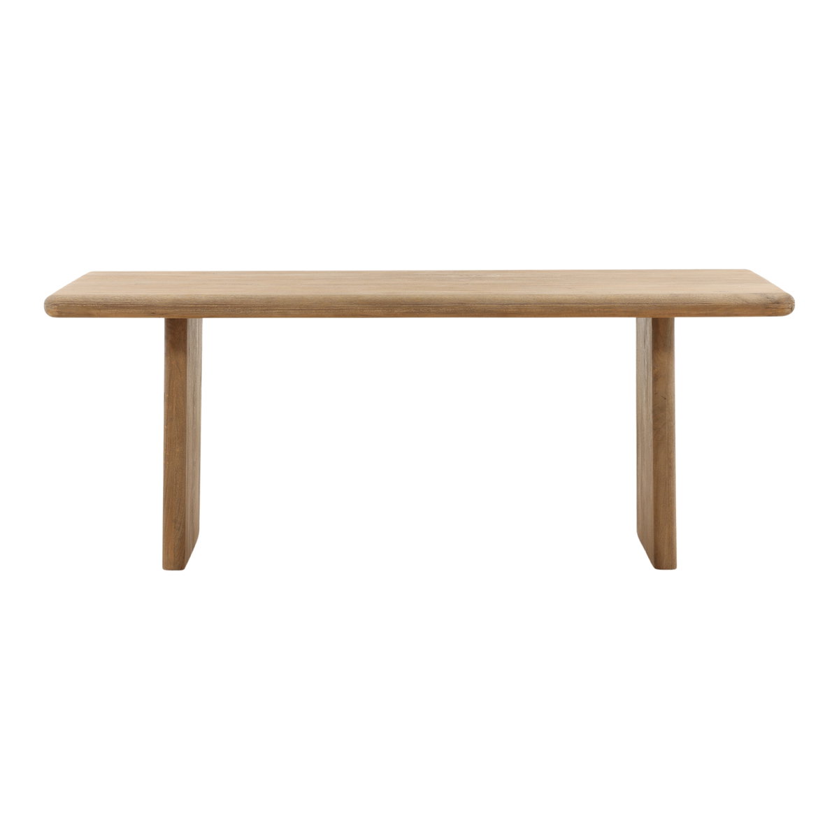 Amalie Dining Table Natural, by Dovetail, 78" width x 30" height x 36" depth View 2