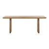 Amalie Dining Table Natural, by Dovetail, 78" width x 30" height x 36" depth thumbnail 2