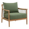Tahoe Outdoor Sofa Chair Green, Accent Chair by Dovetail, 31" width x 33.46" height x 30.7" depth thumbnail 1