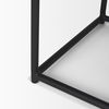 Taniel Brown Leather with Black Metal Stool thumbnail 7