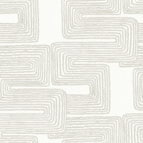 Zulu Signature White Peel & Stick Wallpaper