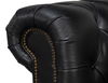 Castered Chesterfield Sofa,Onyx Black thumbnail 4