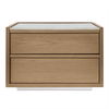 Ashcroft Nightstand Oak, by Moe's Home, 26.38" width x 18.11" height x 19.09" depth thumbnail 1