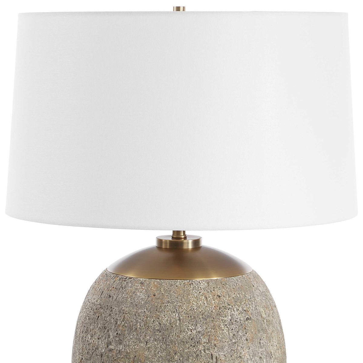 Raylan Textured Table Lamp, by Uttermost, 1'7" width x 2'1.5" height x 1'7" depth View 6