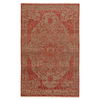Azar Oriental Hand Knotted Wool Red/Gray Area Rug thumbnail 0