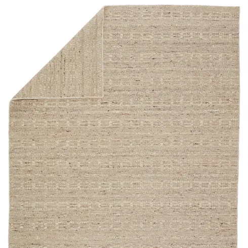 Jaipur Living Caldara LEO07 Handmade Solid Beige and Ivory Area Rug (9